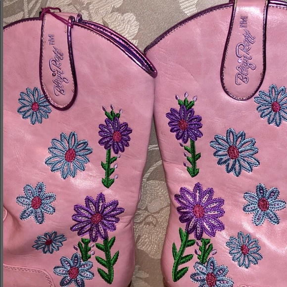 BLAZIN ROXX EMBROIDERED DAISY FLORAL COWGIRL BOOTS - Picture 5 of 8